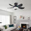 Ventilateur de plafond encastré avec lumière et télécommande / app-2022488743-2022488740