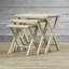 Dawn Solid Wood Cross Legs End Table