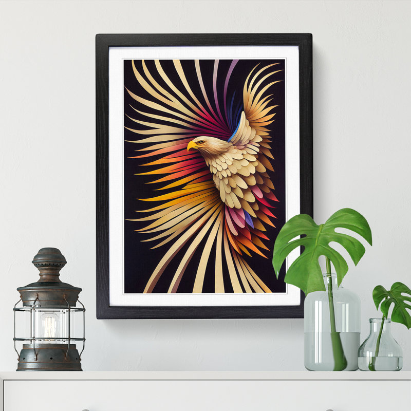 Windcrest Eagle - Wall Art, Black, 34cm H x 25cm W x 2cm D