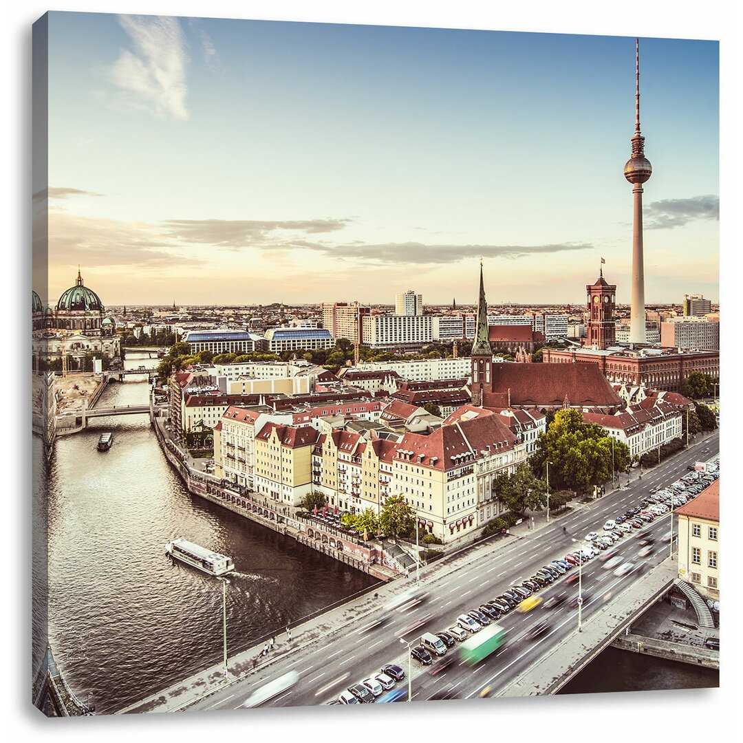 Leinwandbild Skyline von Berlin