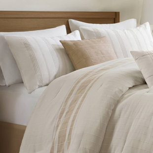 Ensemble d'édredon 6 pièces surdimensionné en jacquard de coton très grand californien avec coussins décoratifs 6 pièces