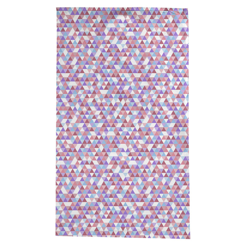 Avicia Triangle Pattern Tablecloth, Pink/Red