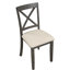 Ensemble de table de salle à manger et de chaises 5 pièces, table de cuisine en bois massif avec 4 chaises confortables pour les réunions de famille-2074379903-2074379900-2074379890-2074379901