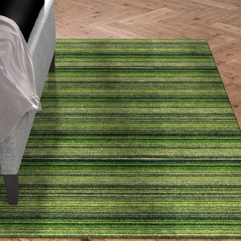 Tarren Striped Hand Woven Area Rug, Rectangle 120 x 170cm