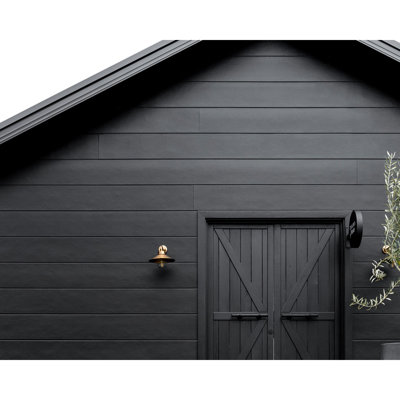 Panneaux de revêtement d'extérieur en composite 106 po x 6,1 po pour murs extérieurs, porches et plafonds - système résistant aux intempéries et aux rayons UV