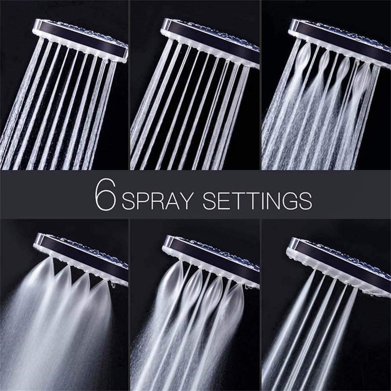 Handheld Shower Head, Silver