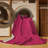 Machine Washable Solid Purple Area Rug-1119613845