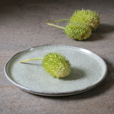 Metallica Commercial Dishwasher Safe 8.46'' Stoneware Salad Or Dessert Plate , Set of 6