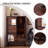 35.43" ash wood high-end Modern Minimalist Luxury display stand for antique items,Book Cabinet Storage Bookcase Storage Cabinets For Living Room, Bedroom, Home Office