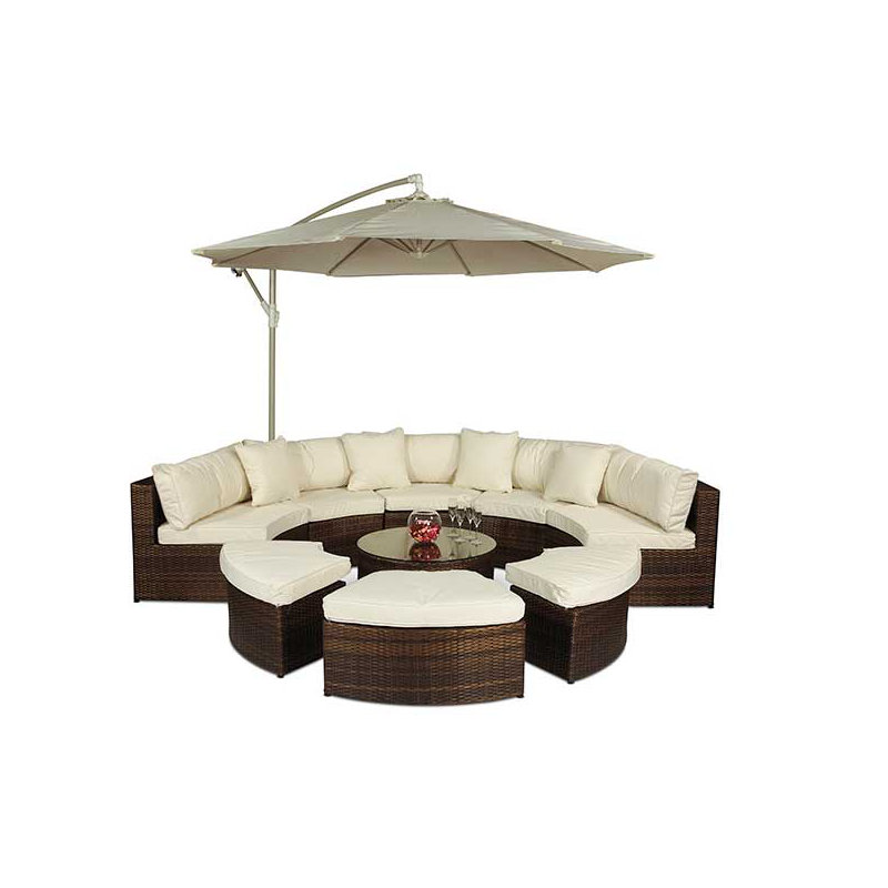 Haringe 8 Seater Rattan Sofa Set