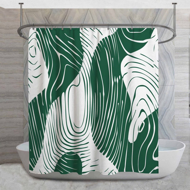 Rideau de douche Hildburga, H 73 po x l 70 po