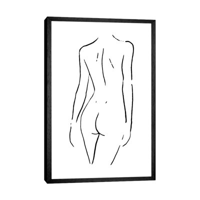 Female Body Sketch I - Print on Canvas