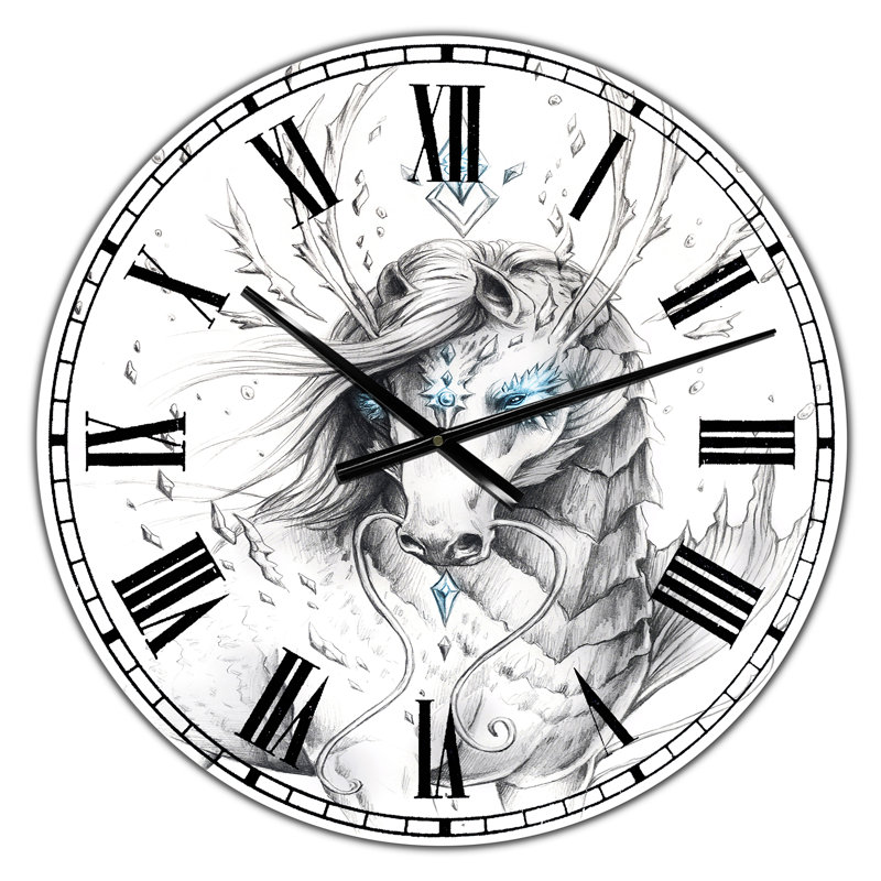 Horloge murale moderne surdimensionnée Sea Sea, Petit