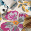 Tapis rose / jaune / crème Reber-7276444