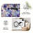 1PC Watercolor Purple Floral area rugs for Living Room, Soft and Comfortable, Suitable for all seasons, easy-to-maintain, machine washable Indoor floor mat, Under Table Farmhouse suitable for dining table, bedroom, entryway, backyard patio, kitchen,-130020913