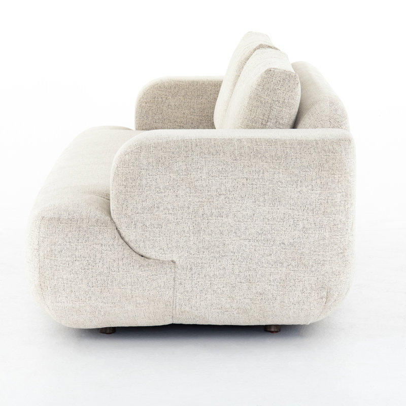 Benito Sofa, Beige 100% Polyester