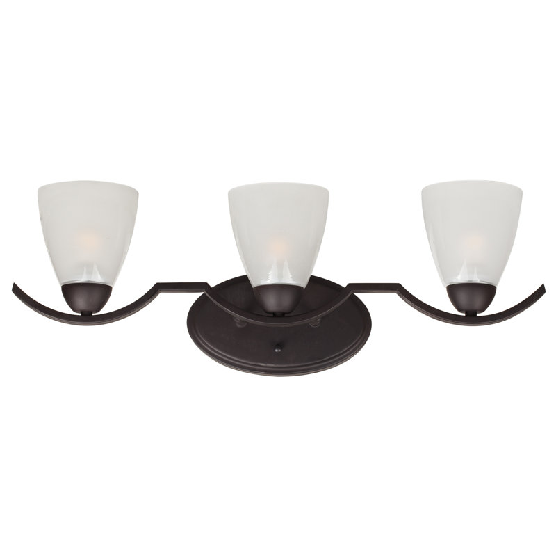 Mcgee 3 - Light Dimmable Bath Bar, Antique Bronze