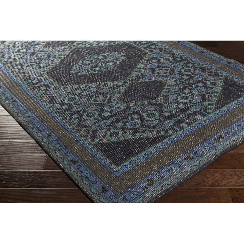 Elsea Wool Oriental Indoor Rug, Rectangle 5'6" x 8'6"