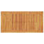 2 - Person Acacia Solid Wood Patio Dining Set Rectangular Table