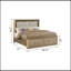 Grand lit Medusa en bois doré-293666782
