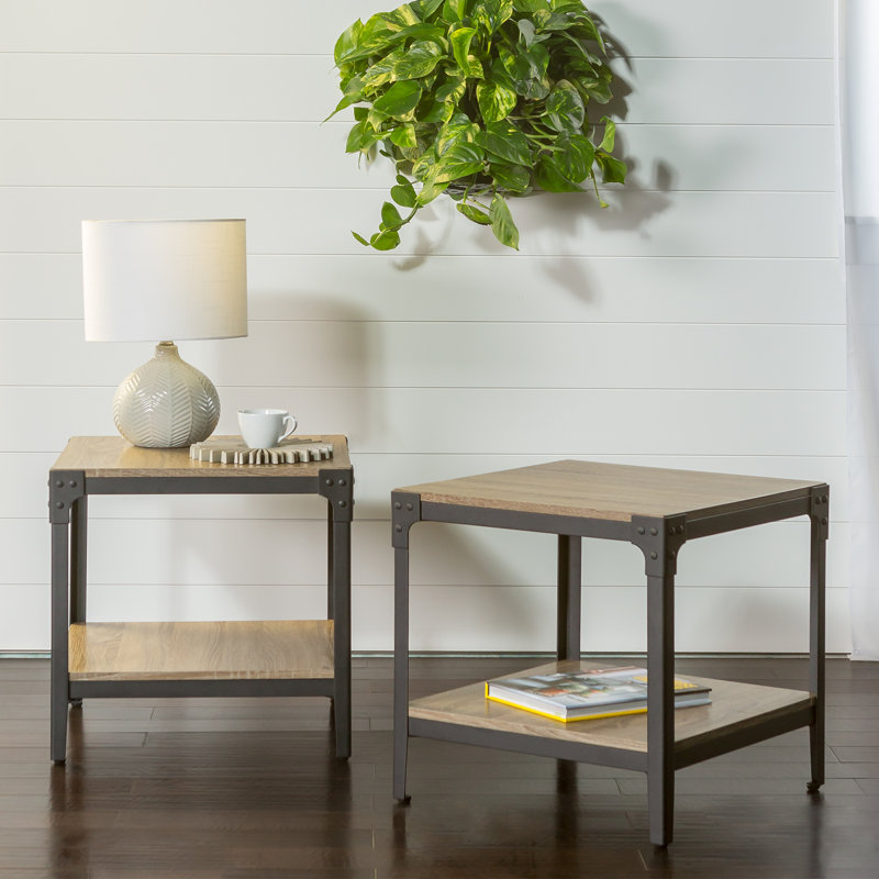 Gravelle End Table Set, Barnwood
