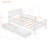 Wood Platform Bed with Guardrails on Both Sides and Two Storage Drawers-393769954-397241833