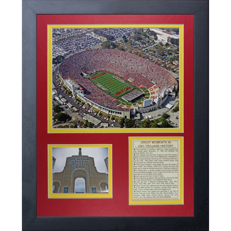 Souvenirs encadrée at&t stadium de texas tech jones