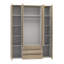 Orval 4 Door Manufactured Wood Wardrobe-38263617