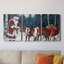 " Santa Prepping The Team " 3 - Pieces-342868170