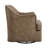 Fazio Genuine Leather Swivel Barrel Chair-1576489783