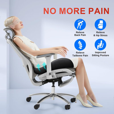 Ergonomic Memory Foam Seat Cushion For Office, Gaming, And Car by Inbox Zero