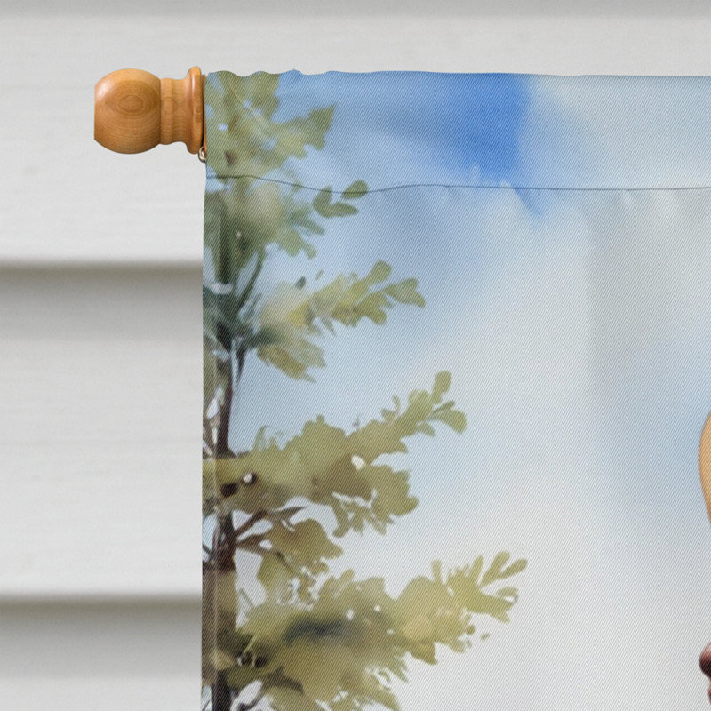 Cowboy Welcome House Flag, German Shorthaired Pointer