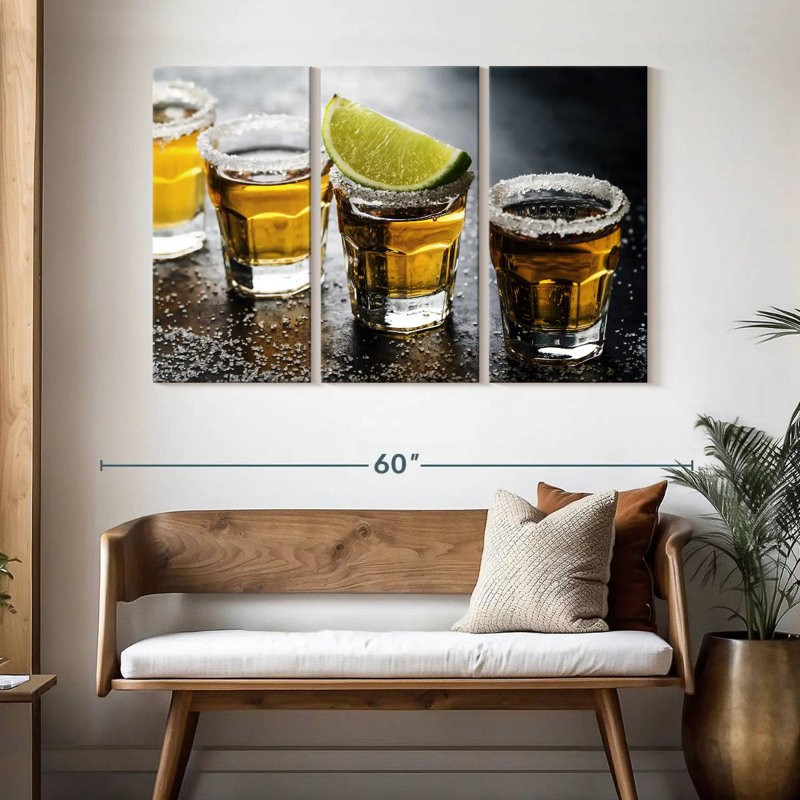 Yarlin Tequila Shot Glasses, 32" H x 50" W