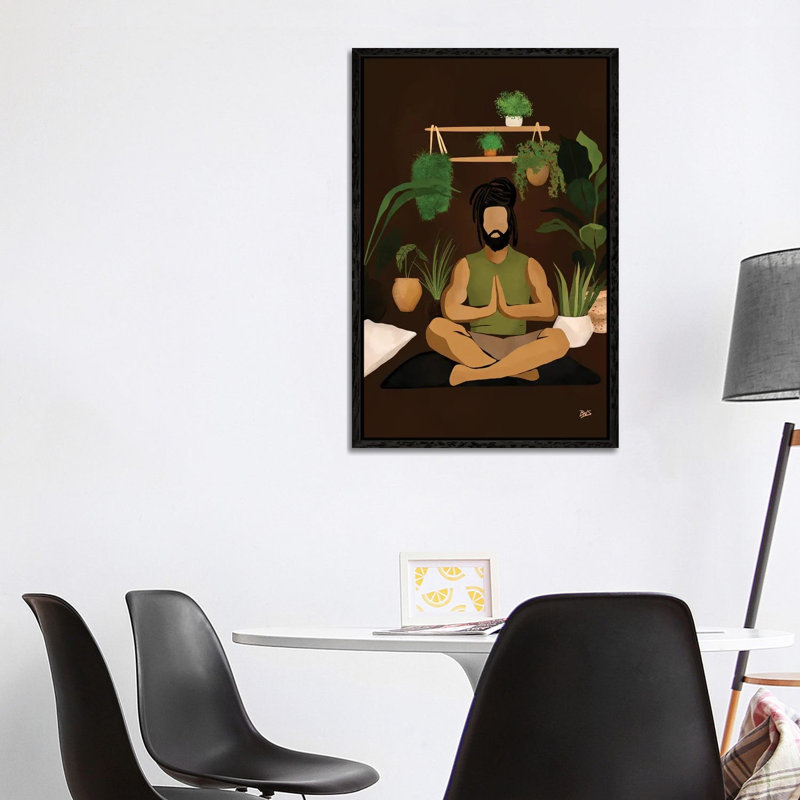 Centered I by Bria Nicole - Print on Canvas, Black Framed, 101.6 cm H x 66.04 cm W