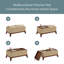 Banc de rangement avec plateaux réversibles Hillcrest-1352587818