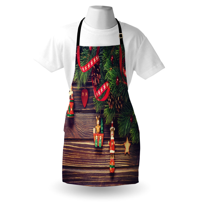 Christmas No Pattern Bib Apron