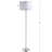 Lara 60.5'' Chrome Traditional Floor Lamp