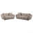 Tampa Greige Sofa Set