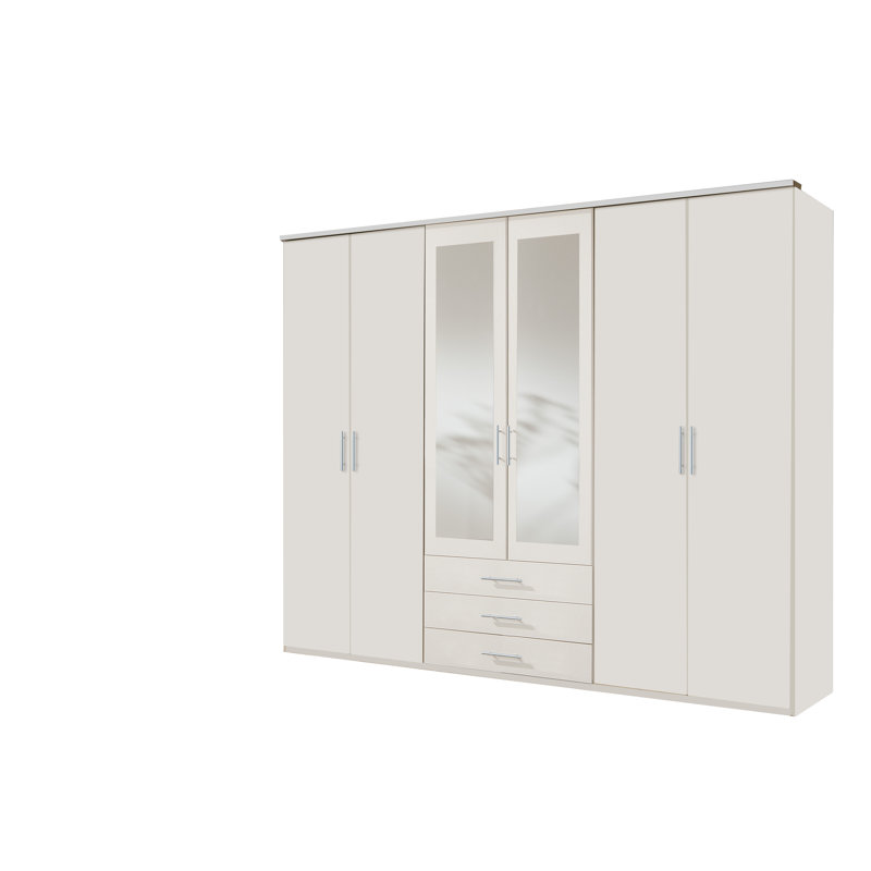 Afanasie 6 Door Manufactured Wood Wardrobe