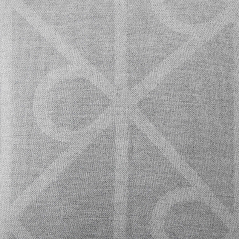 Calvin Klein Emblem Grey Cotton Throw Pillow