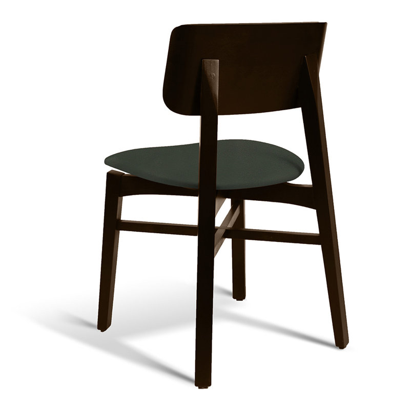 Chaise d'appoint Jarl, Vert / Brun