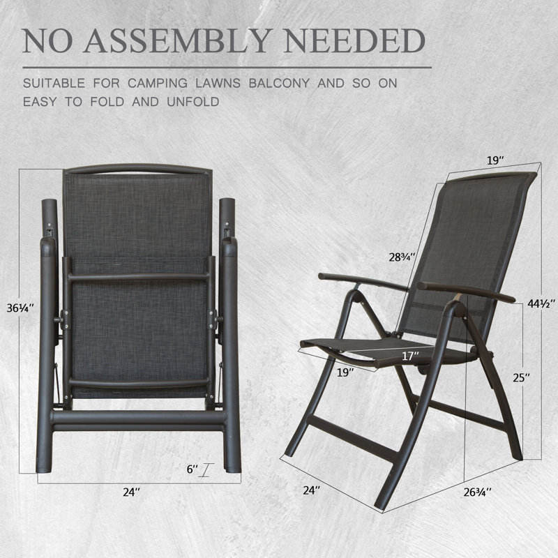 Premium All-Weather Wicker Outdoor Dining Armchair, Dark Gray