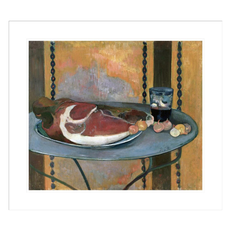«The Ham» par Paul Gauguin - Estampe numérique encadrée, H 23,5 po x l 26,27 po