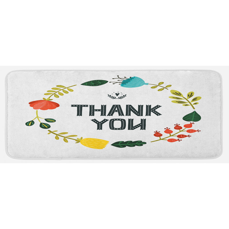 Tapis de cuisine Thank You