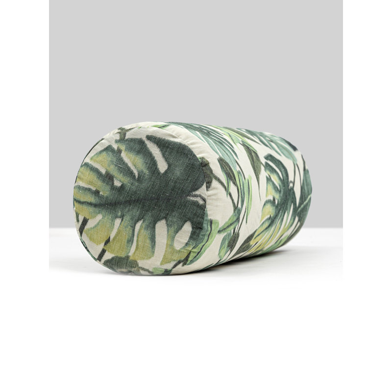 PROVENCE PILLOW, Leaf Rainforest Warp Print
