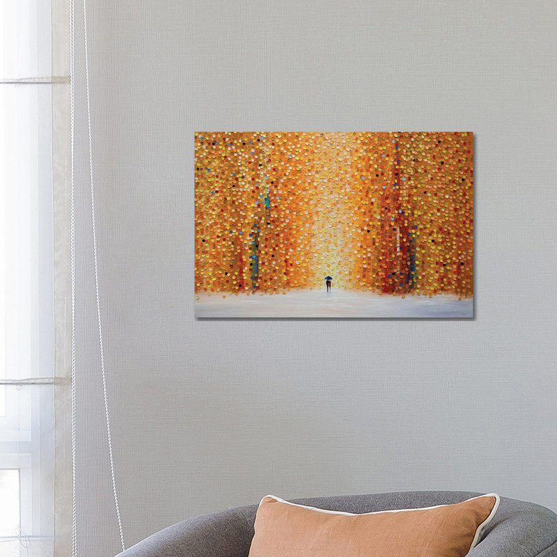 Our Rainy Sunset by Ekaterina Ermilkina - Painting on Canvas, Wrapped Canvas, 101.6 cm H x 66.04 cm W x 3.175 cm D
