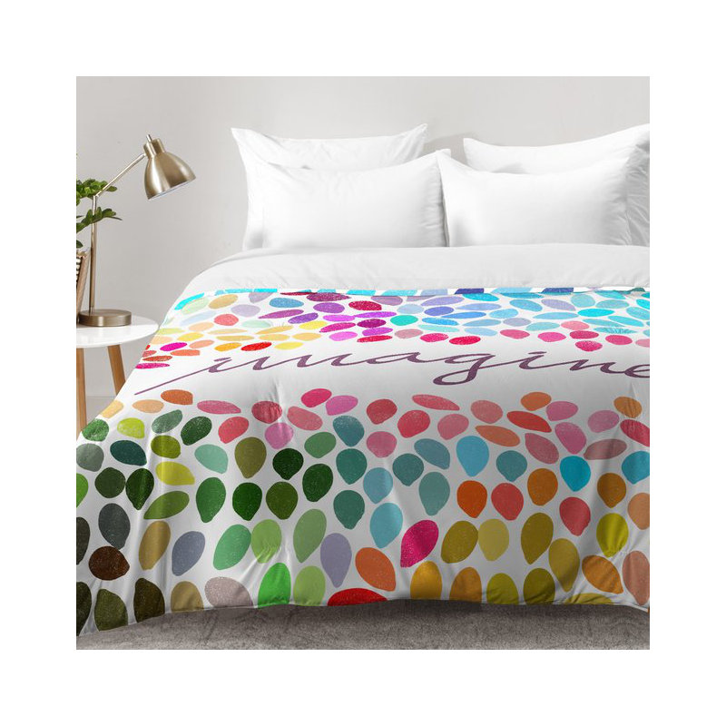 Ensemble d'édredon Garima Dhawan, Édredon double / grand + 2 taies décoratives sta