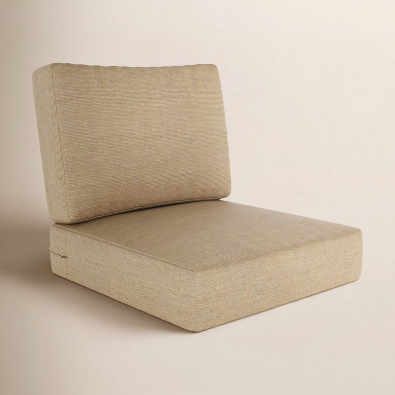Coussin de siège extérieur Amala Sunbrella®, Jeu de chameau