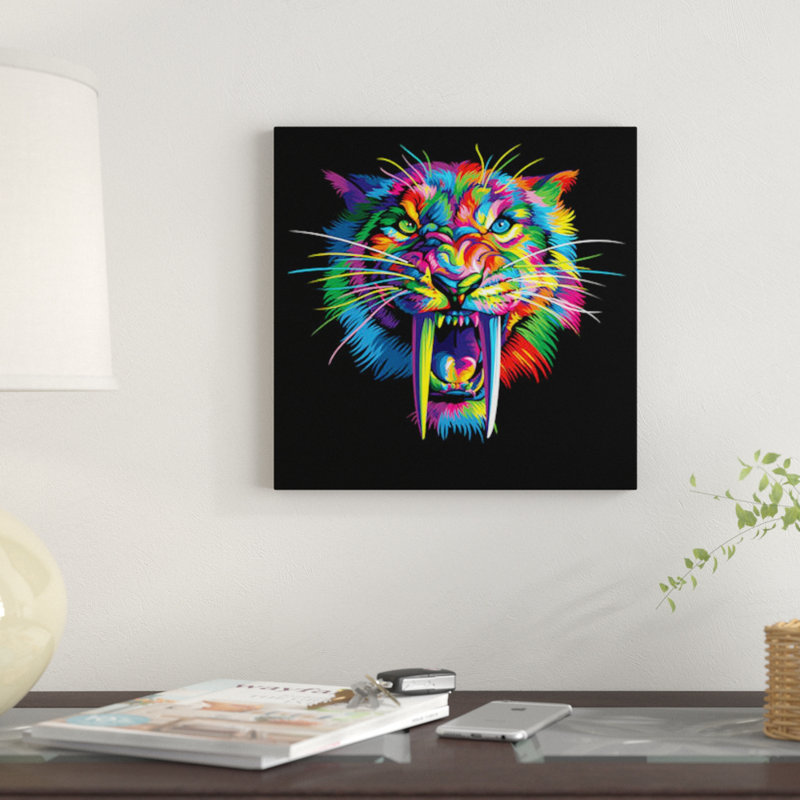 « un », impression sur toile, H 12 po x l 12 po x P 1,5 po, Toile tendue, Pas de tapis