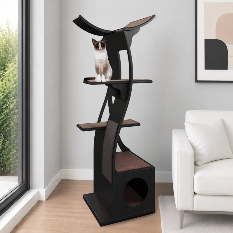 Arbre à chat 69 "Lotus, Ebony